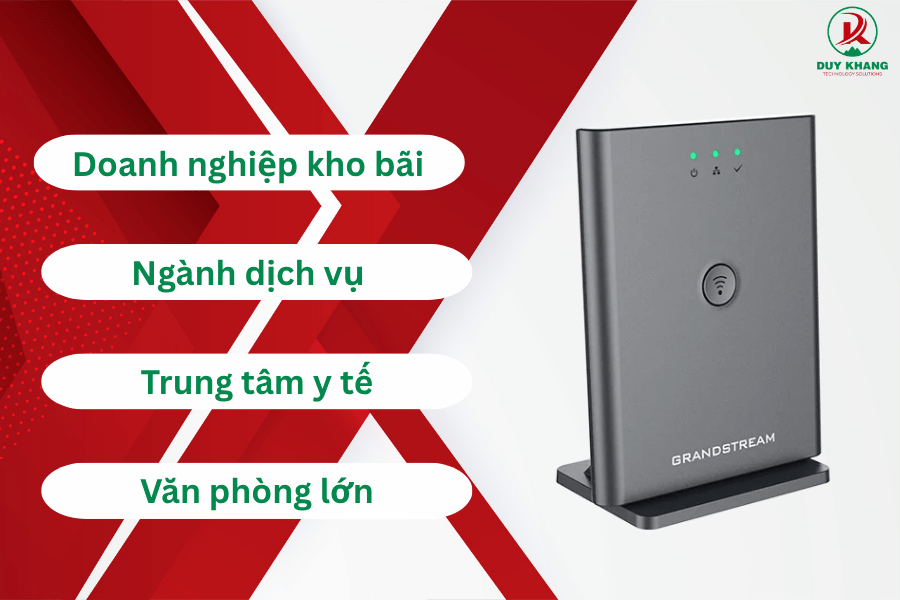 Grandstream DP755 phù hợp với các doanh nghiệp kho bãi - Duy Khang