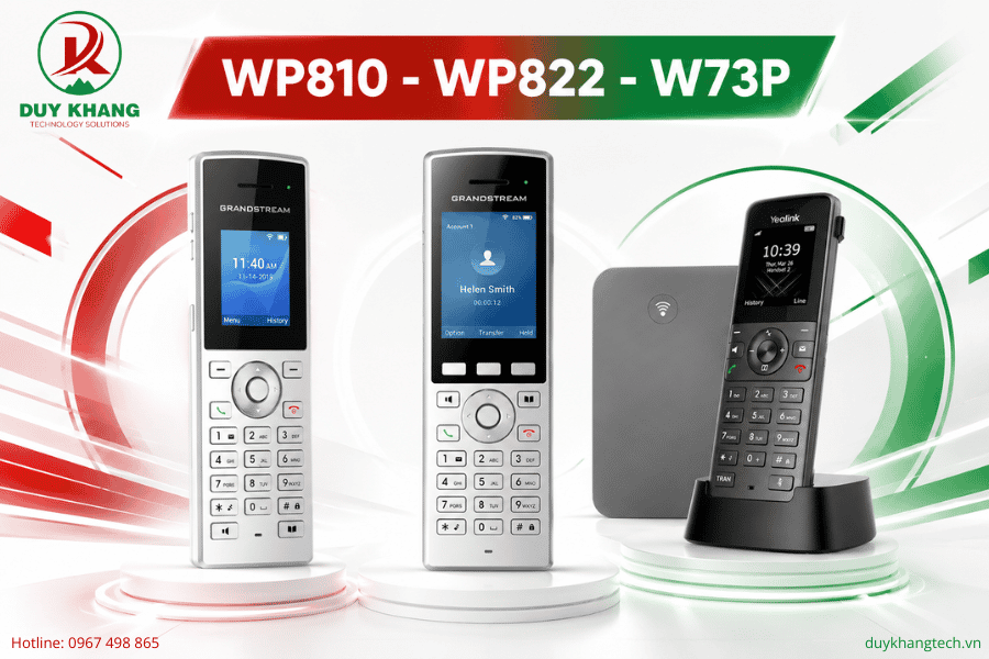 So sánh Grandstream WP822 với các sản phẩm tương tự - Duy Khang