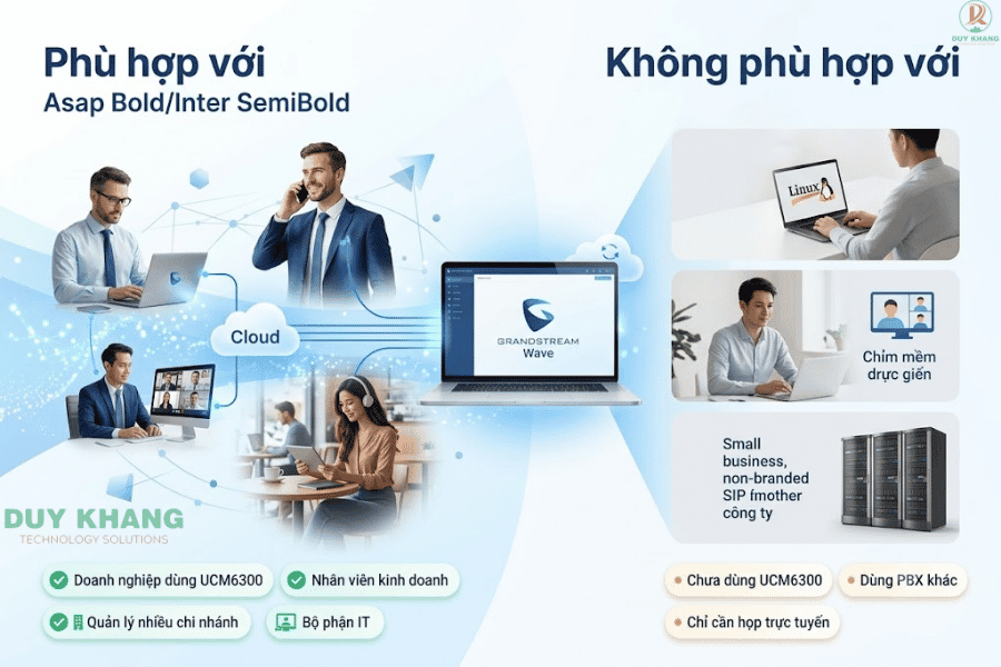 Ứng dụng Grandstream Wave - Duy Khang Tech