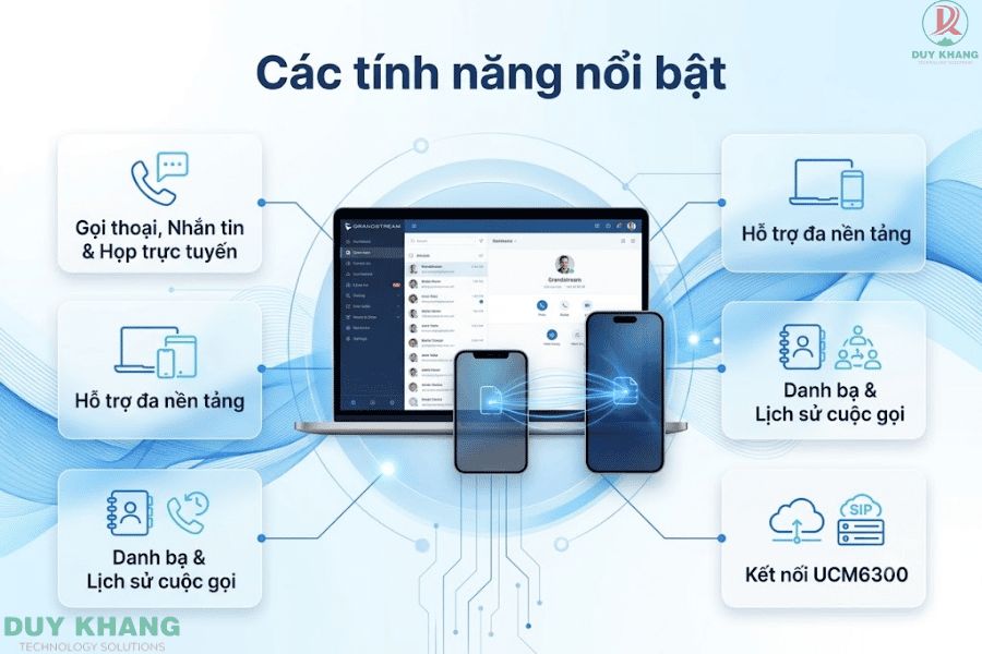 Ứng dụng Grandstream Wave - Duy Khang Tech