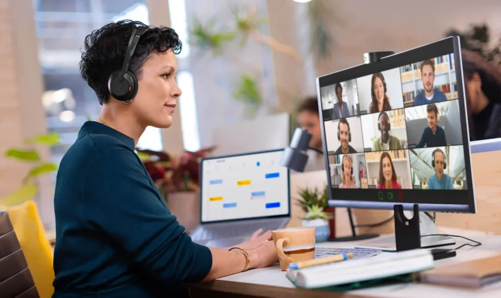 Jabra Evolve2 55 lý tưởng họp nhóm, call center - Duy Khang