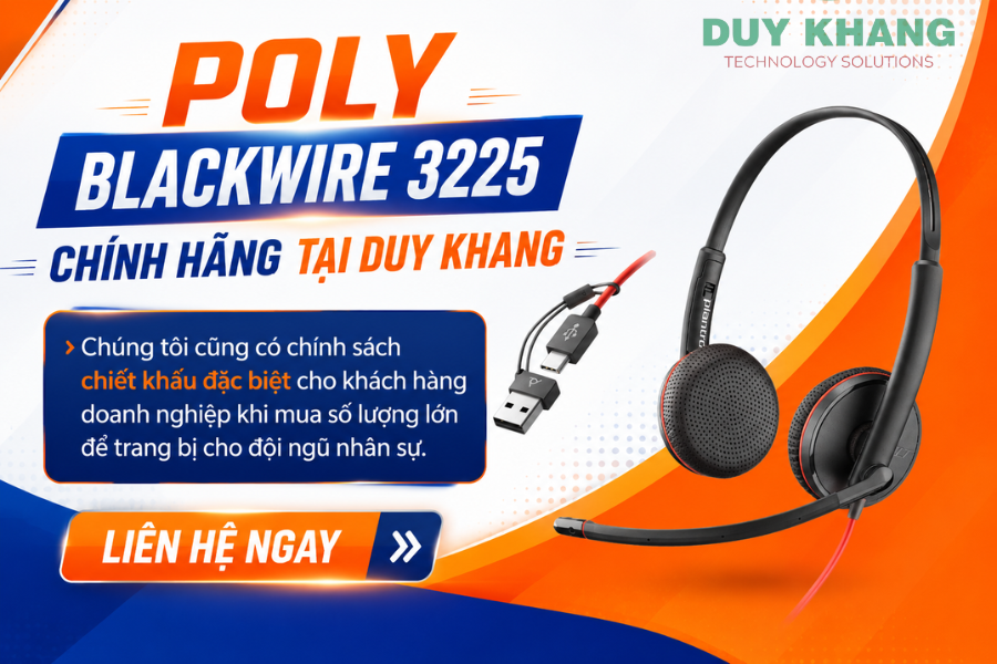 Poly Blackwire 3225 chính hãng DUY KHANG