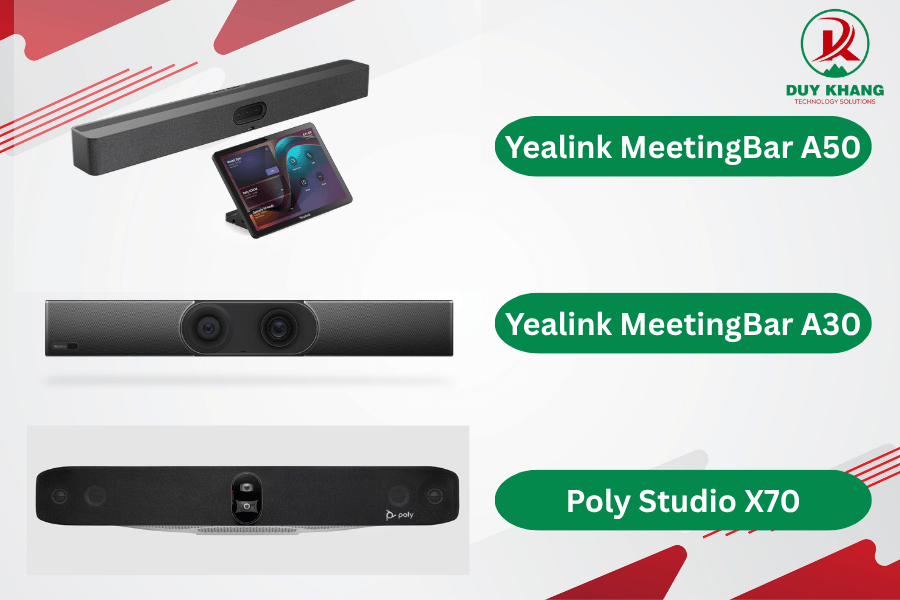 So sánh Yealink MeetingBar A50 với các sản phẩm tương tự - Duy Khang