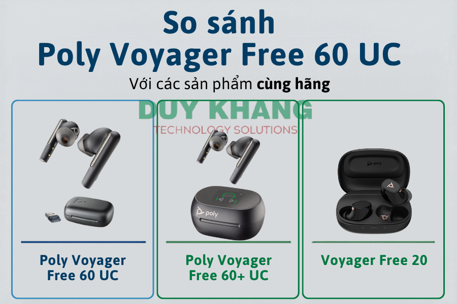 Tai nghe Poly chính hãng, Tai nghe Bluetooth chống ồn DUY KHANG