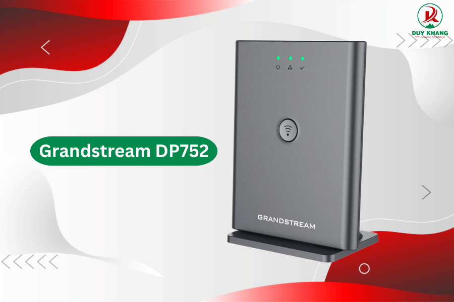 Tổng quan về Trạm phát DECT IP Grandstream DP752 - Duy Khang