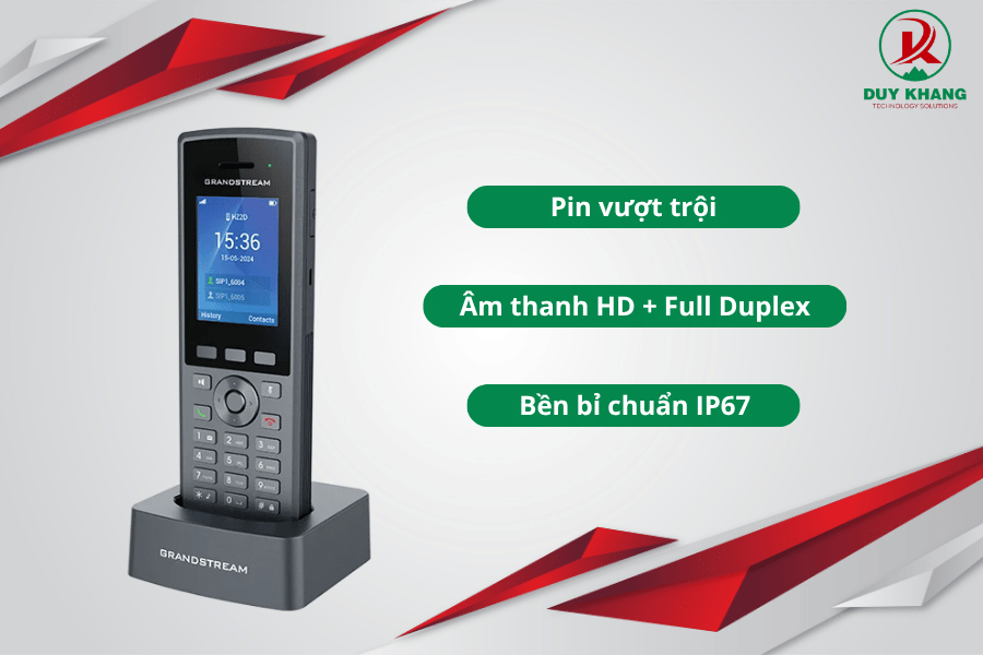 Ưu điểm và nhược điểm của Grandstream DP735 - Duy Khang