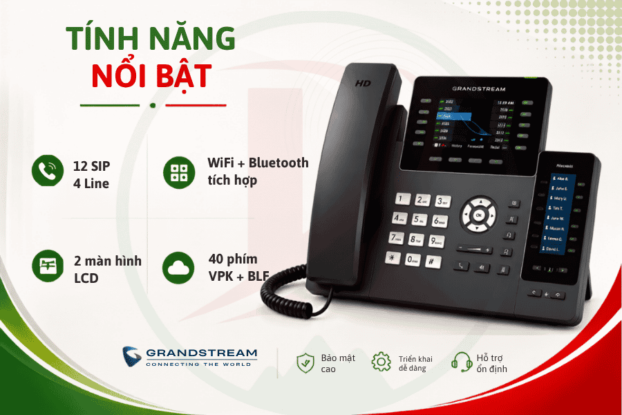 Điện thoại IP Grandstream GRP2614 - Duy Khang Tech