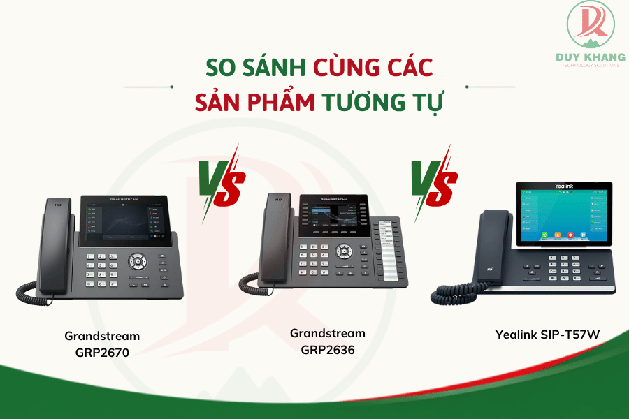 Điện thoại IP Grandstream GRP2670 - Duy Khang Tech
