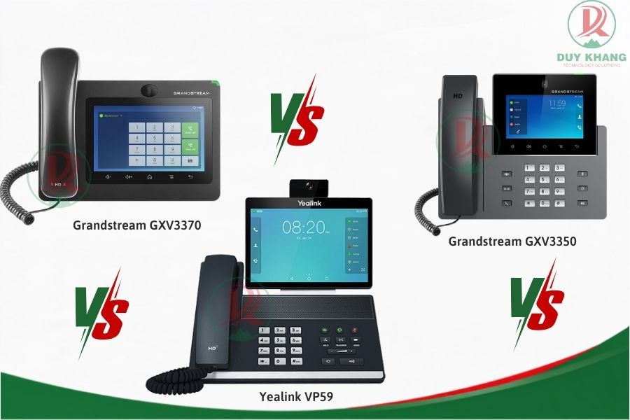 Điện thoại IP Video Grandstream GXV3370 - Duy Khang Tech