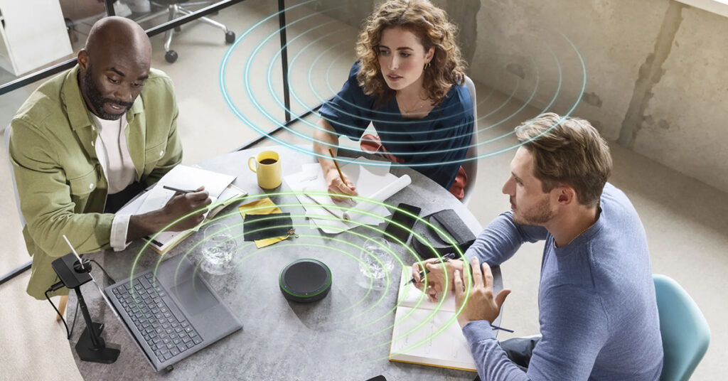 loa hội nghị Jabra Speak2 40 tích hợp công nghệ Full Deplex thông minh - Duy Khang