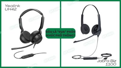 Tai nghe Yealink UH42 USB và Jabra Biz 1100 cho doanh nghiệp và call center- Duy Khang