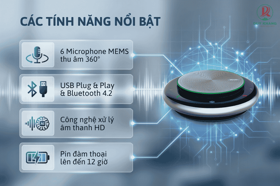 Loa hội nghị Yealink CP900 - Duy Khang Tech