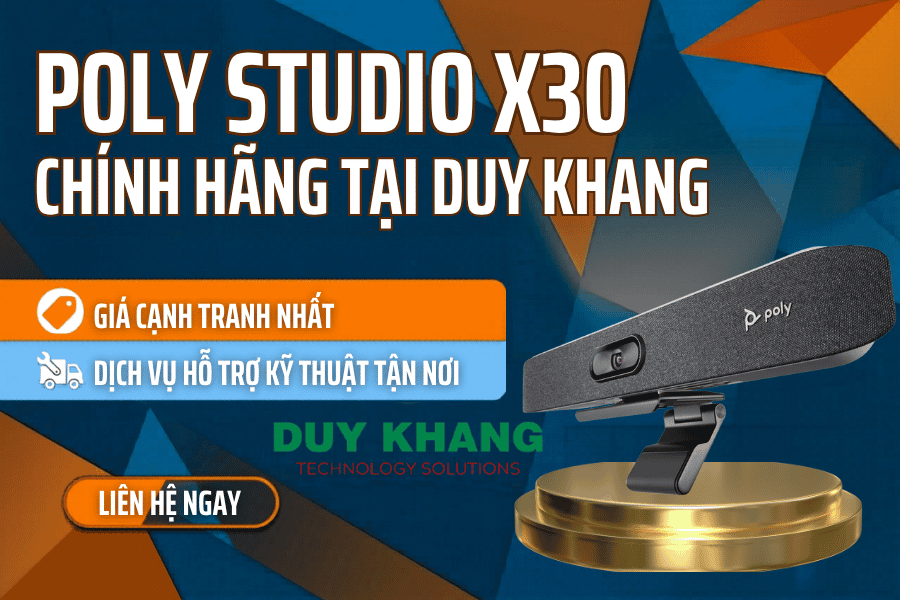 Camera Poly Studio X30 chính hãng tại Duy Khang - Duy Khang