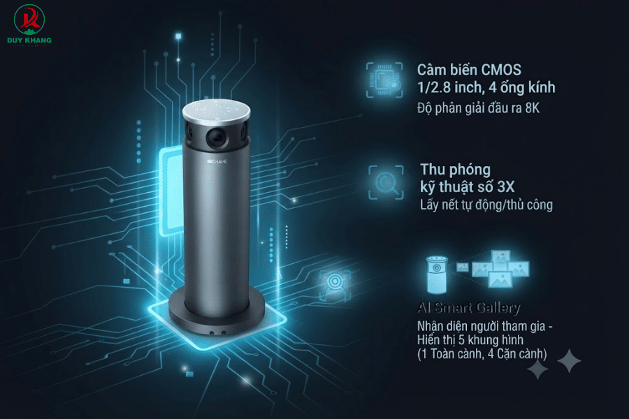 Camera hội nghị Rocware RC360 Pro 4K - Duy Khang